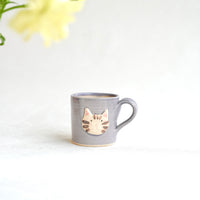 Fumiko Kondo 近藤布美子 - Purple Cat Mug FK10