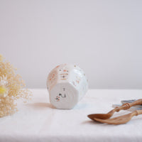 Hamasaka Naoko 浜坂尚子 Hand Painted Gold Deco Octagon Cup - HN09 #3