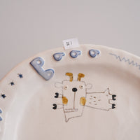 Aya Furusawa 古澤彩- Round Plate With Rim AF06-1