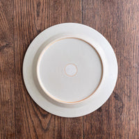 Buncho Pottery 7寸/cat and flower pasta plate