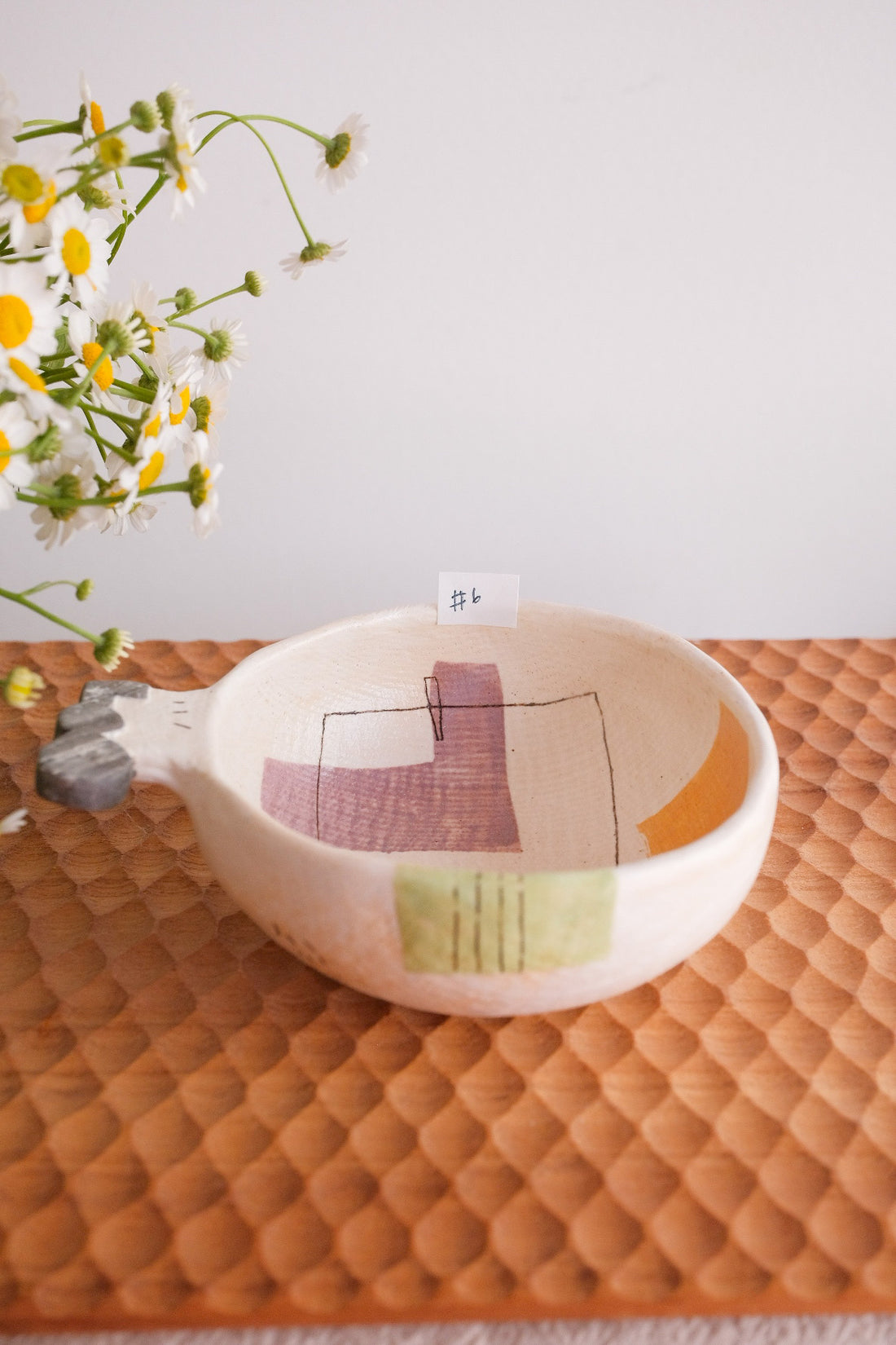 Hacorie 石丸和美 Bowl With Handle - Geometry HC05