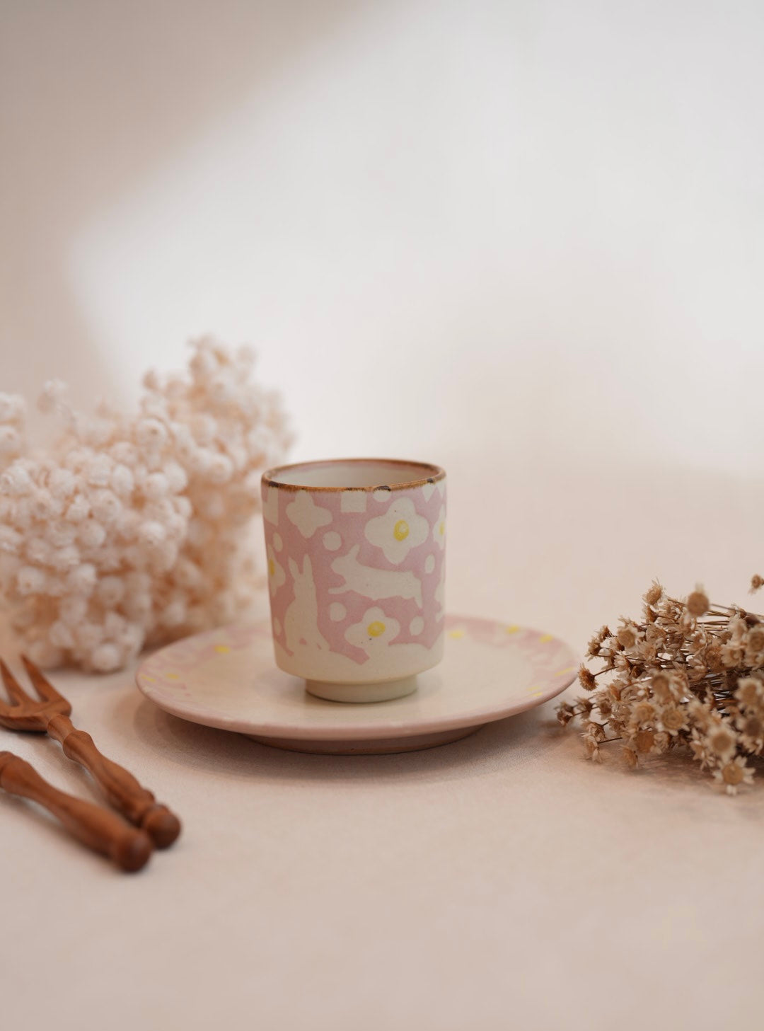 Makiko Sato 佐藤牧子- Pink Mixed Pattern Free Cup MS16