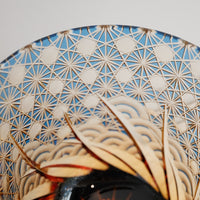 Harisho Yamada Glass - 漣-sazanami Whiskey Crystal Glass - Blue