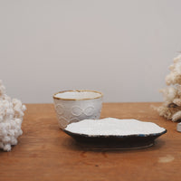 Tomoko Kubo コンガリ舍 White Butterfly Free Cup TK12