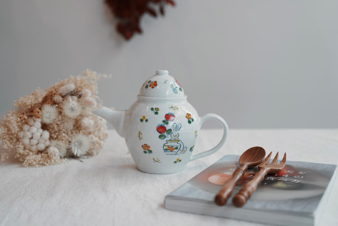 TATA Pottery Studio 田中大輝 & 田边桂- Porcelain Teapot TP17 #2