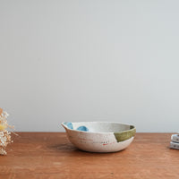 Hapun Pottery 拝志睦子 Medium Deep Plate HP05
