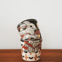 Shirogarasu Studio Mid-Autumn Festival Cup White BY28