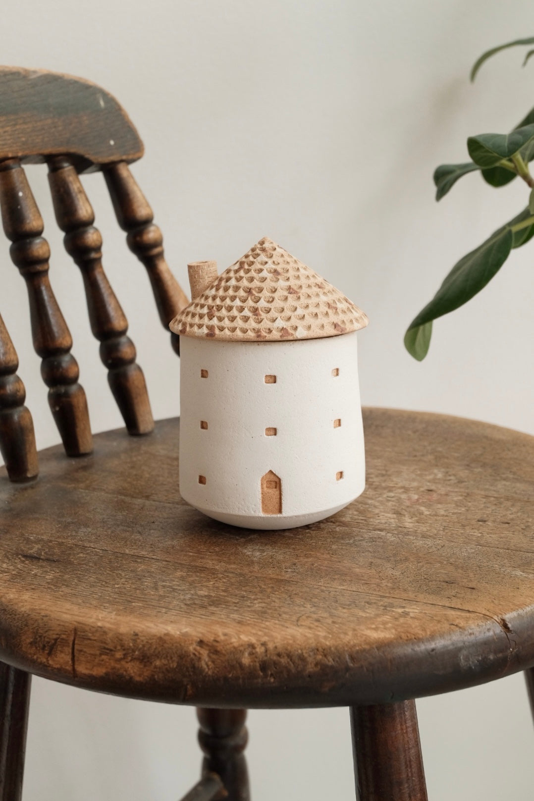 Forest Seed Pottery Ceramic Clay House Tea Cup Large