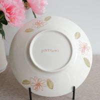 Natsumi Iino 飯野夏實 Large Plate - Crayon Painting NI015