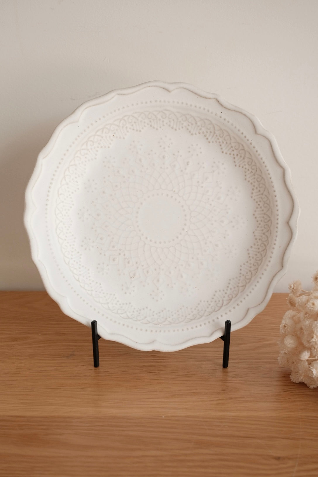 Mashiko Ware White Lace Collection