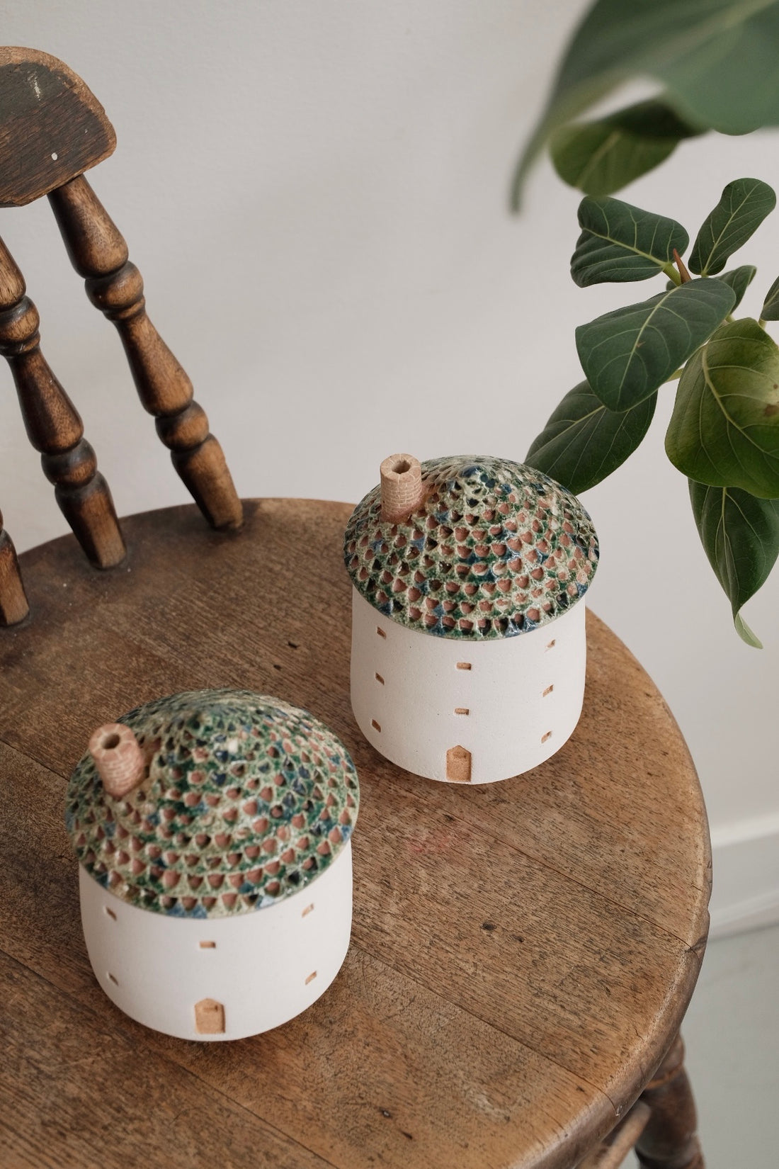 Forest Seed Pottery Ceramic Clay House Tea Cup small