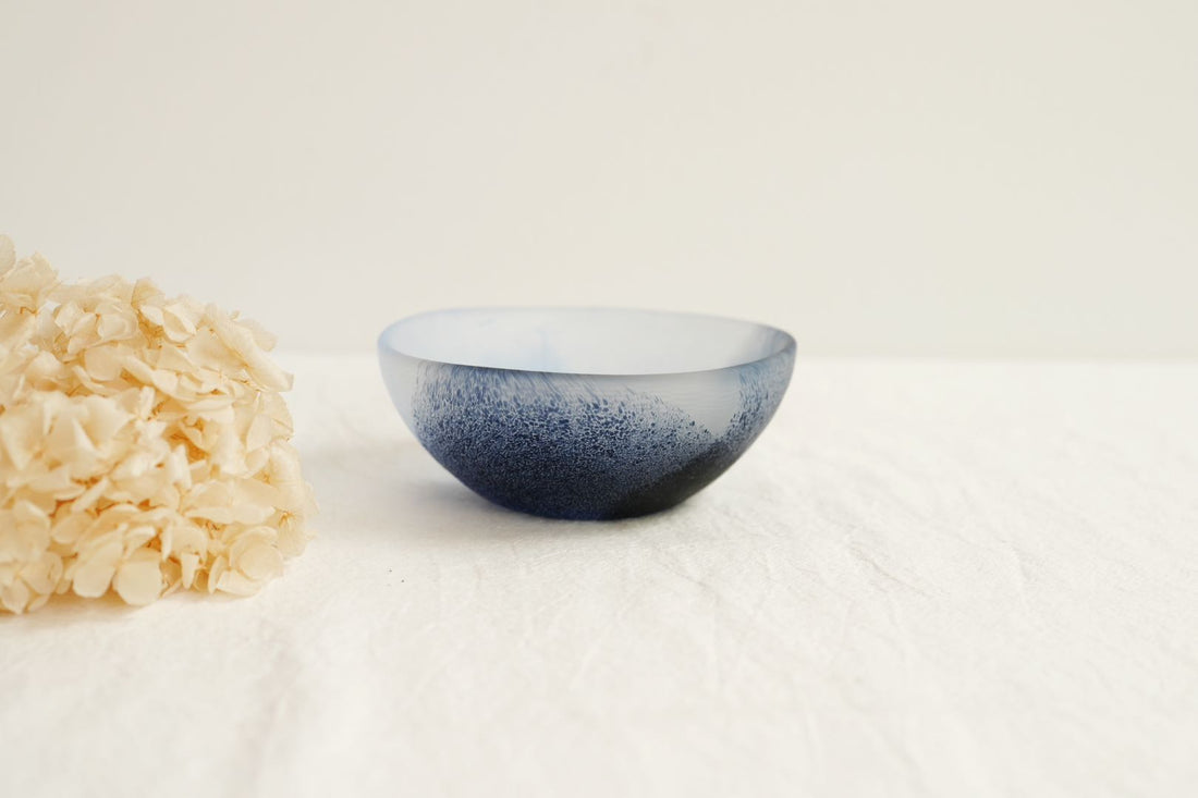 Aika x Iwasawa Glass Handmade Small Bowl