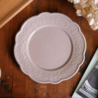 Atelier Gyuusha Medium Floral Shape Round Plate