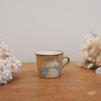 Tomoko Kubo コンガリ舍 Cat Mug TK07