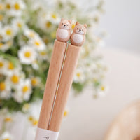 Plumpy Natural Wood Chopsticks