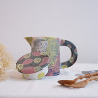 Hamasaka Naoko 浜坂尚子 Hand Painted Jug with Lid - HN12 #1