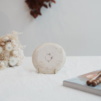 Akemi Suzuki 鈴木明美 - White Wall Plate - Small AS17