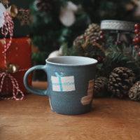 Haruko Harada 原田晴子 Christmas Straight Mug - HH37