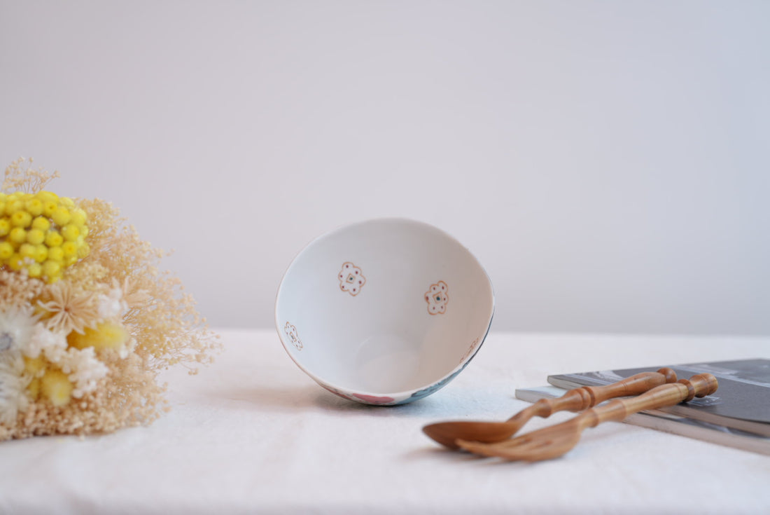 Hamasaka Naoko 浜坂尚子  Hand Painted Bowl - HN03 #7