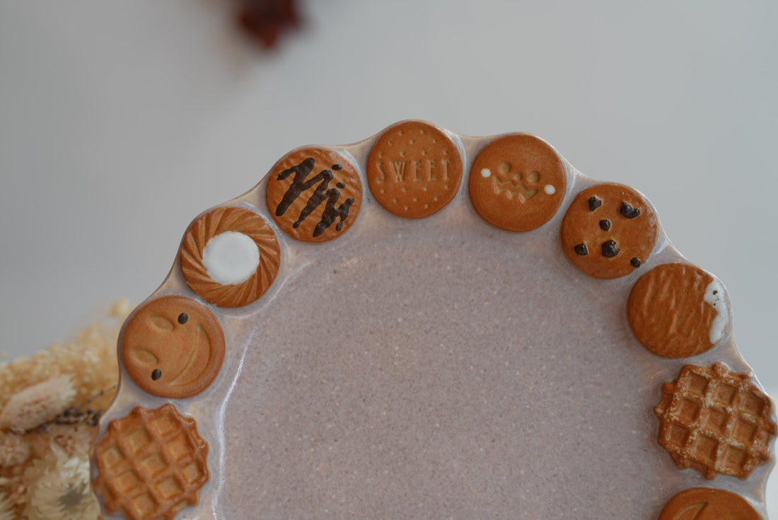 TAMA10- 16 Cookie Plate - Peach TA08