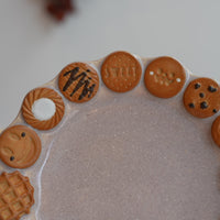 TAMA10- 16 Cookie Plate - Peach TA08
