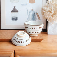 Mino Ware Small Bowl with Lid