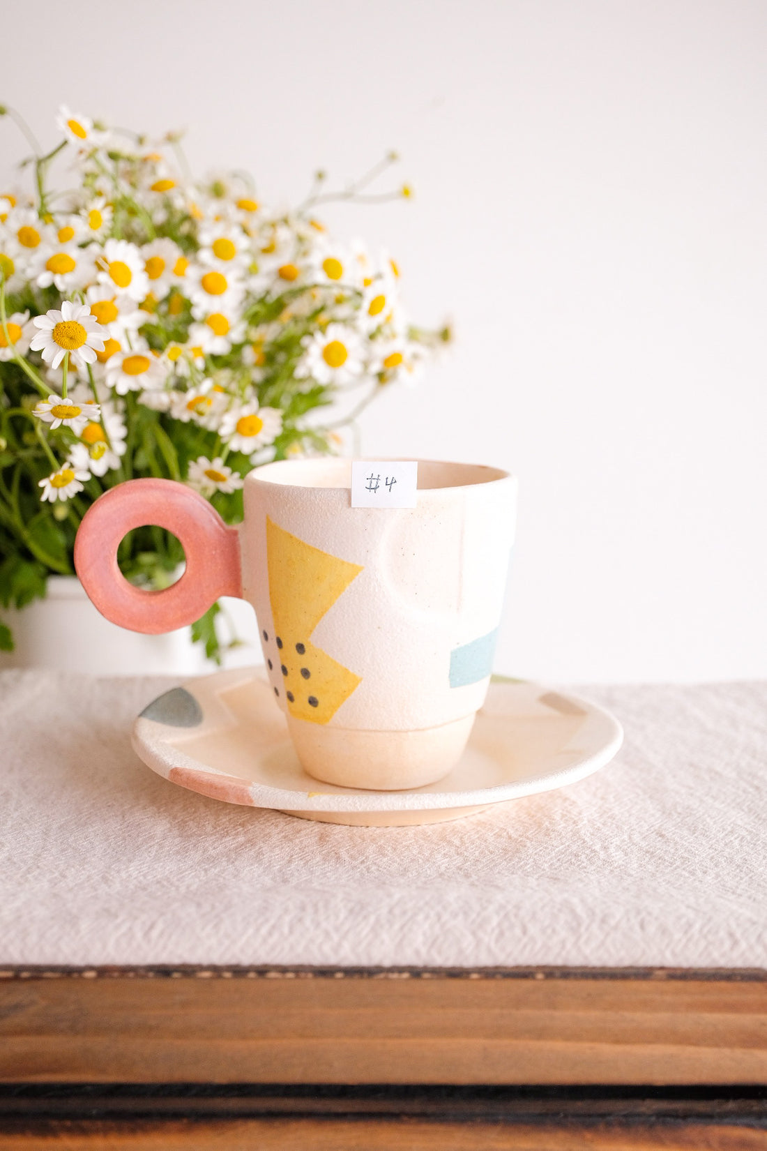 Hacorie 石丸和美 Mug with Saucer Set - Geometry HC11
