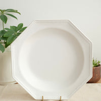 Mashiko Pottery Yoshizawa White Octagonal Deep plate