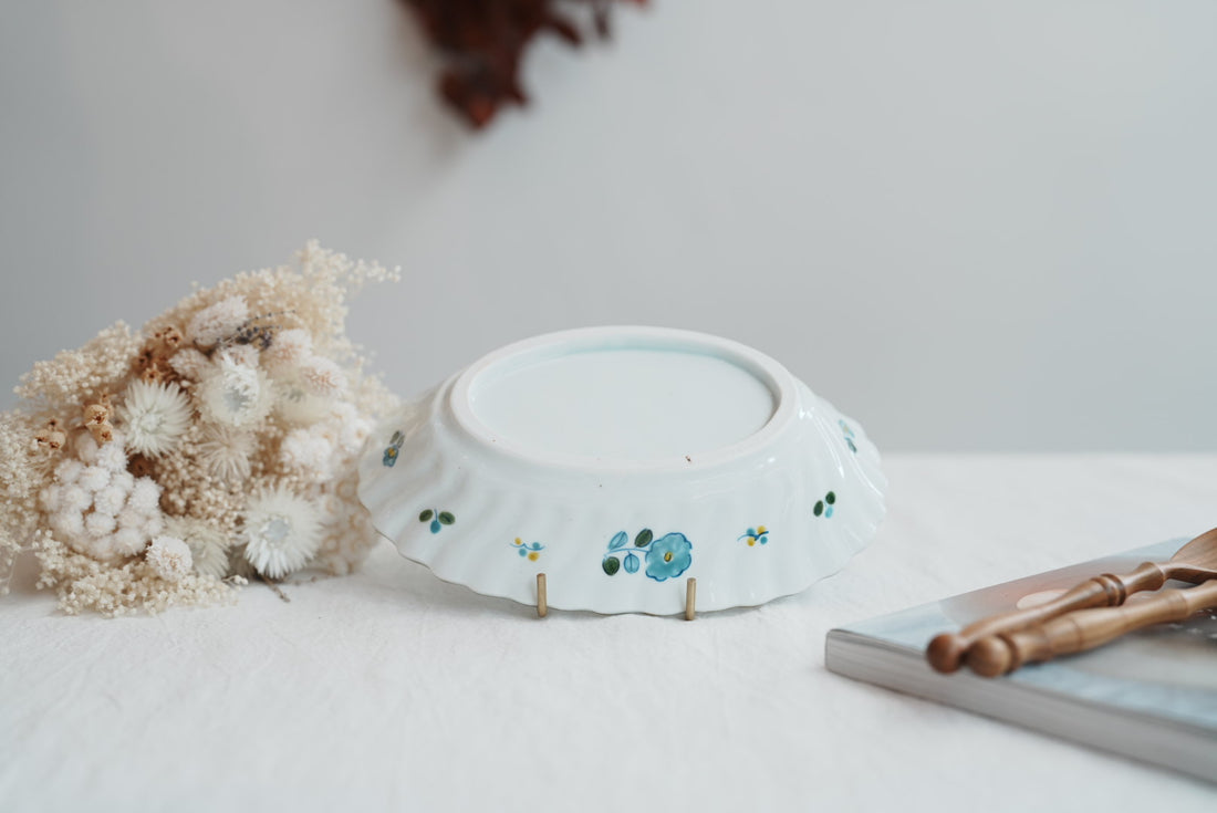 TATA Pottery Studio 田中大輝 & 田边桂- Porcelain Oval Bowl - Medium TP09 #1