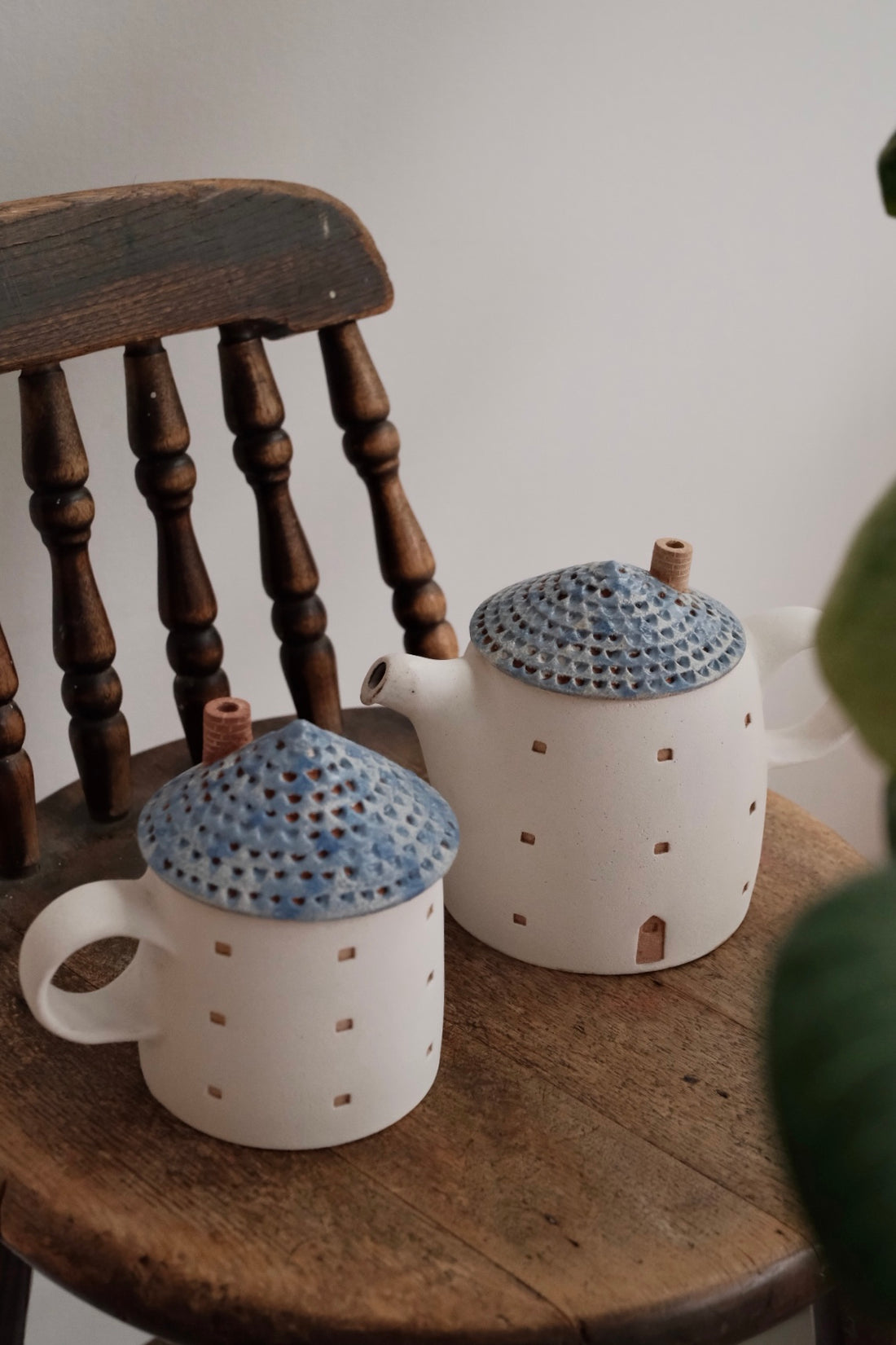 Forest Seed Pottery Ceramic Clay House Tea Pot