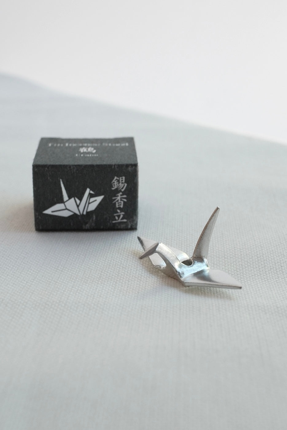 KOUSAIDO - Incense Holder Tin Crane