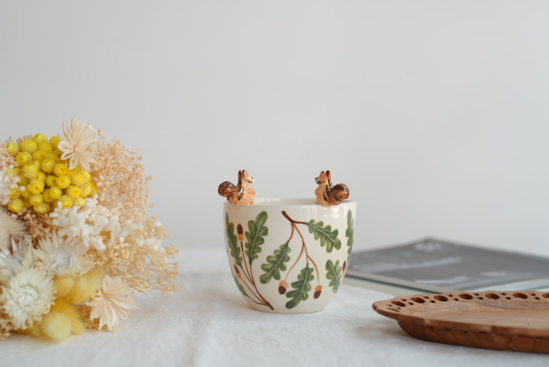 Sugar Poppo Round Cup - Squirrel SP21