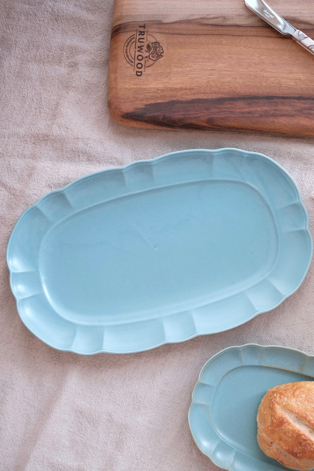 Minoware Tableware - Blue Long Plate