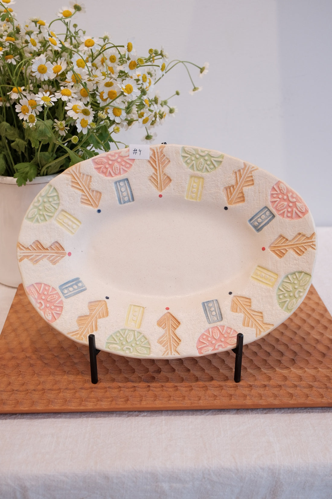 Hacorie 石丸和美 Oval Plate - Stamp HC13