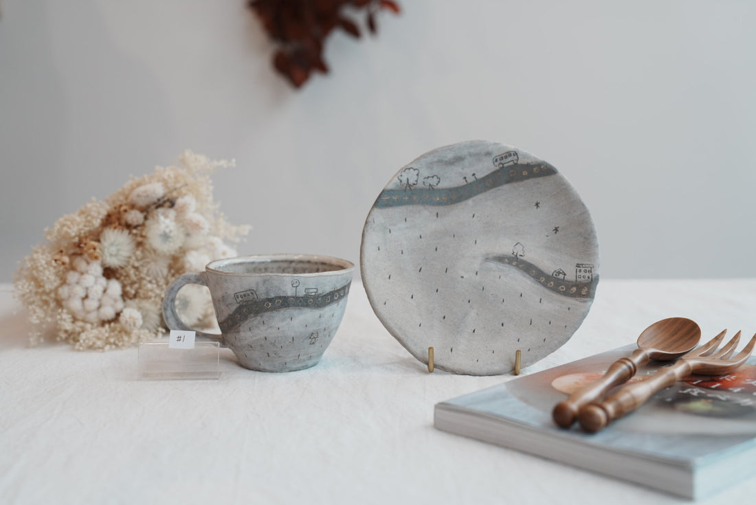 Akemi Suzuki 鈴木明美 - Road Collection Mug with Saucer AS11