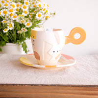 Hacorie 石丸和美 Mug with Saucer Set - Geometry HC11
