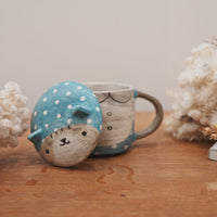 Fumiko Tsuchihashi 土橋文子 - Mug with Lid FT10 #1