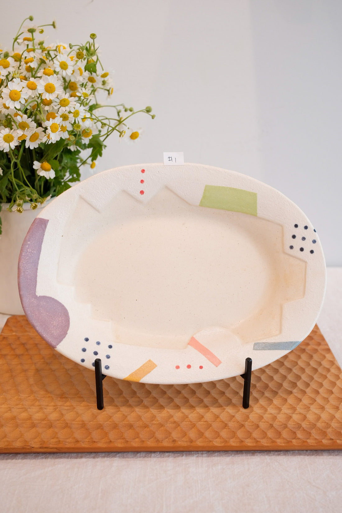 Hacorie 石丸和美 Oval Plate - Geometry HC07