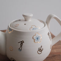 Tobe-ware Golden Ume Tea Cup & Teapot Collection
