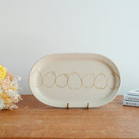 Chiho Yoshida 穗屋工房 Medium Oval Plate - CY35