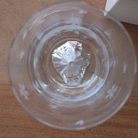 Edo Glass Mt. Fuji Glass Tumbler with Sakura Petal - Large 280ml