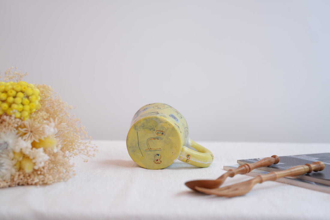 Hamasaka Naoko 浜坂尚子  Hand Painted Mug - HN02 #4