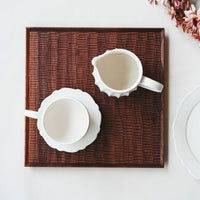 Kazunori Takatsuka 高塚和則 Square Walnut Wood Tray KU05