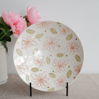 Natsumi Iino 飯野夏實 Large Plate - Crayon Painting NI015