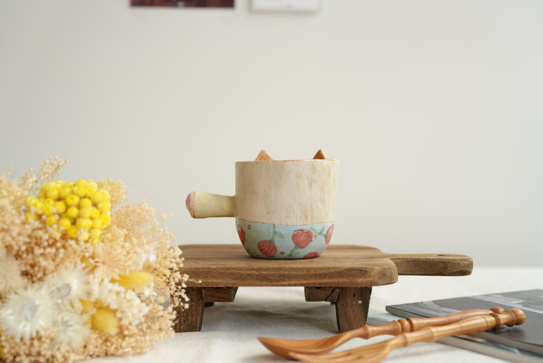 Cozy Nook - Round Cat Mug- CN02 #1