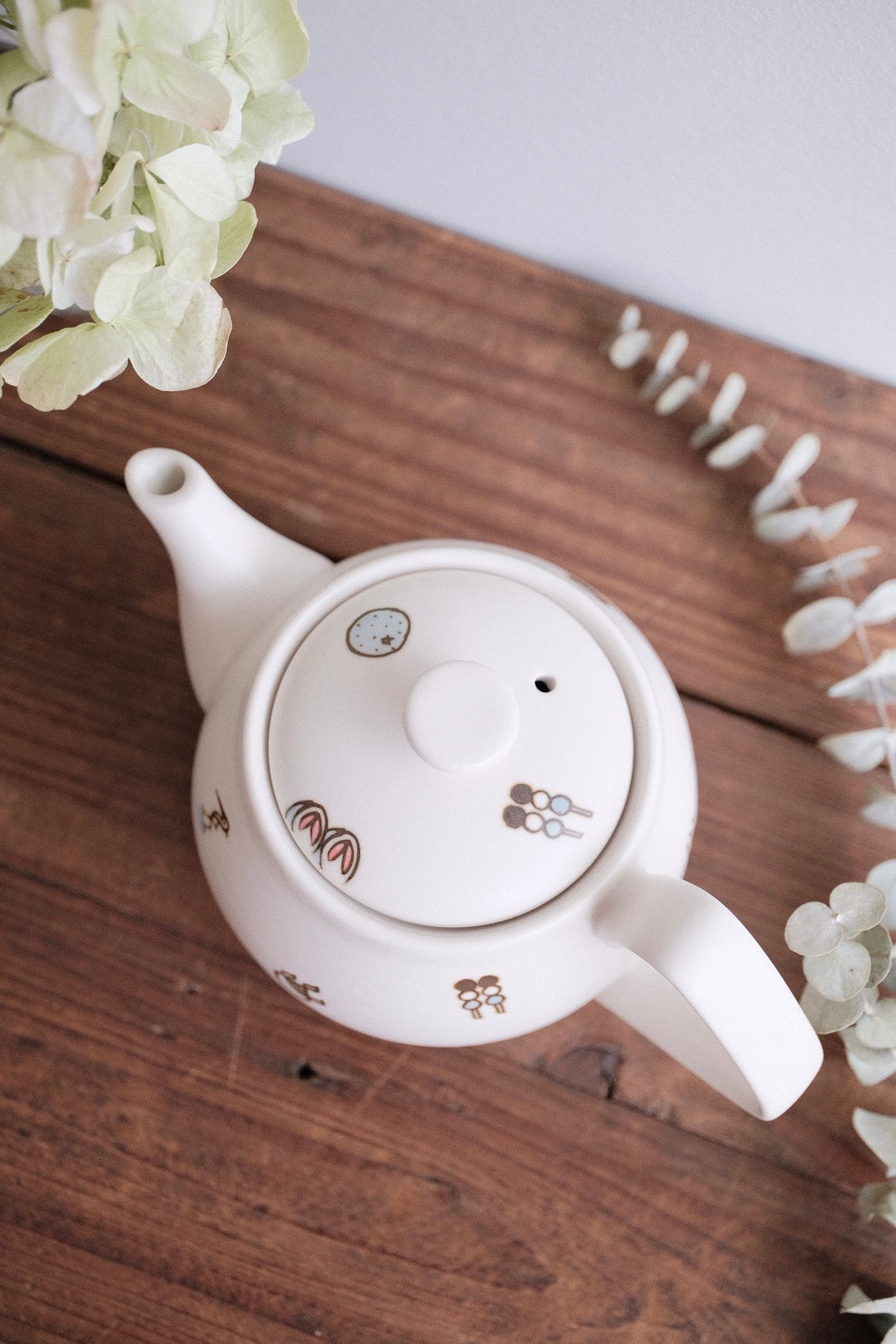 Tobe-ware Mochi Collection Teapot & Teacup