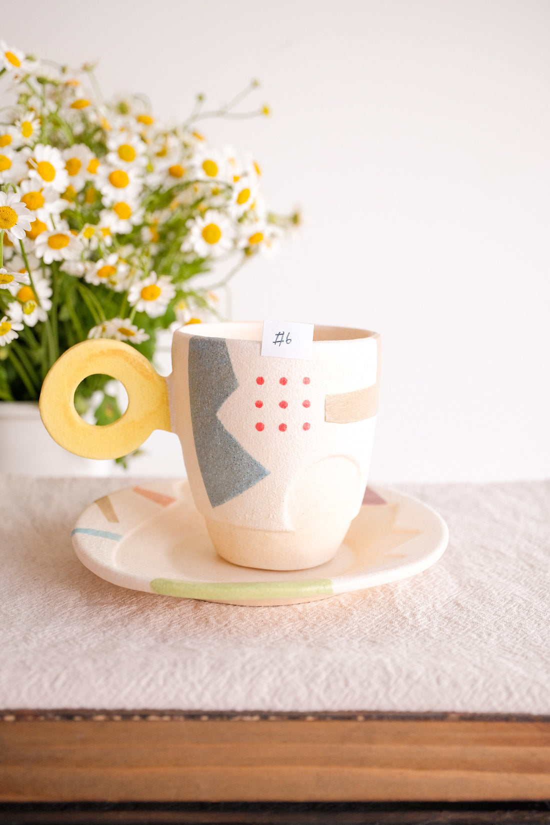 Hacorie 石丸和美 Mug with Saucer Set - Geometry HC11