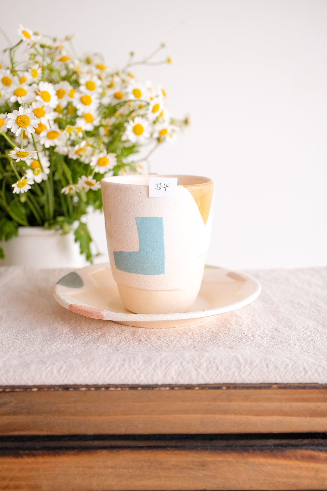 Hacorie 石丸和美 Mug with Saucer Set - Geometry HC11