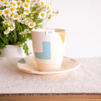 Hacorie 石丸和美 Mug with Saucer Set - Geometry HC11