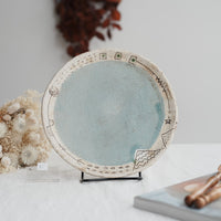 Akemi Suzuki 鈴木明美 - White Wall Plate 21cm AS03